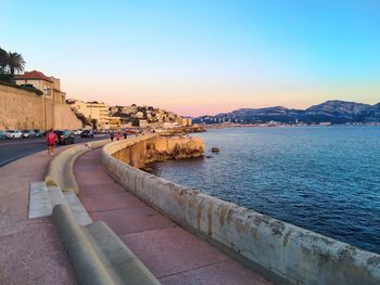 View of city at waterfront