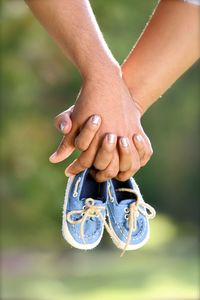 Close-up of hands