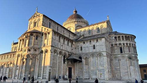 Low angle view of historical building