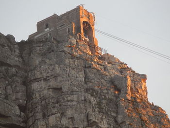 Low angle view of built structure against sky