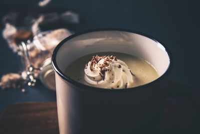 Close-up of drink on table