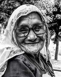 Portrait of a smiling young woman