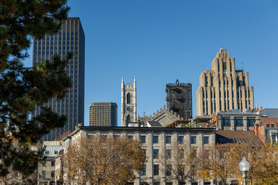 Buildings in city