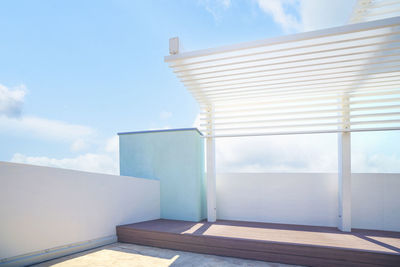 Low angle view of building against sky