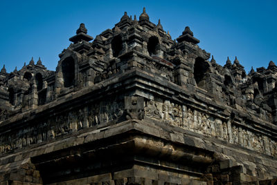 Low angle view of historical building against sky