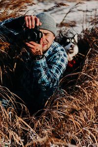 Full length portrait of boy