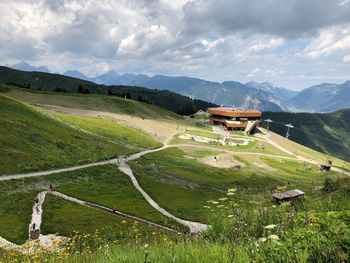 Scenic view of landscape against sky