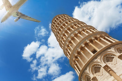 Low angle view of historical building against sky