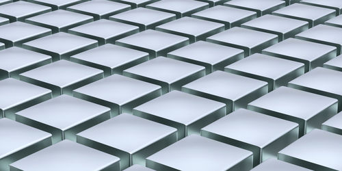 Full frame shot of abstract image of gray blocks