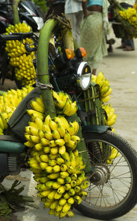 Yellow fruits in car
