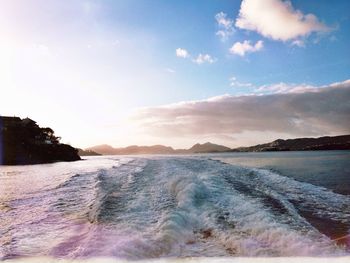 Scenic view of landscape against sky