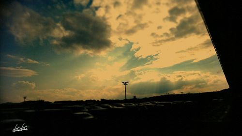 Scenic view of sky during sunset