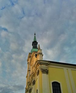 Low angle view of cathedral against sky