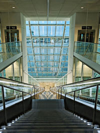 Interior of modern building