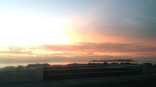 Scenic view of sky at sunset