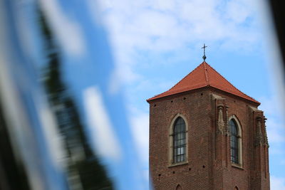 Low angle view of building against sky