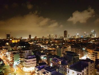 Cityscape at night