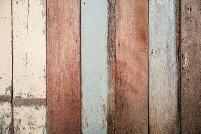 Full frame shot of weathered wooden wall