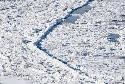 Full frame shot of snow