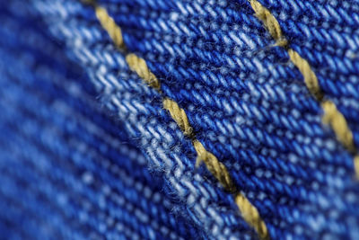 Full frame shot of patterned fabric 
