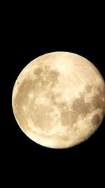 Close-up of moon against dark sky