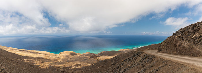 Panoramic view of sea against sky