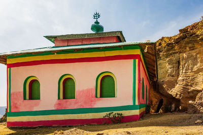 The abuna aregawi church at debre damo monastery, ethiopia