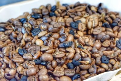 Close-up of coffee beans