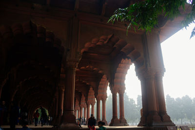 Low angle view of historical building