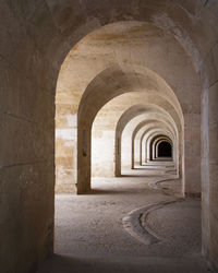 Archway of old building