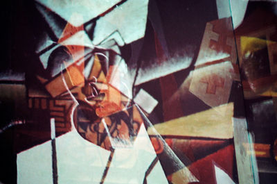 Full frame shot of clothes hanging on wall