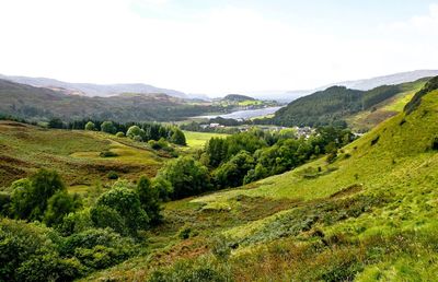 Scenic view of landscape against sky