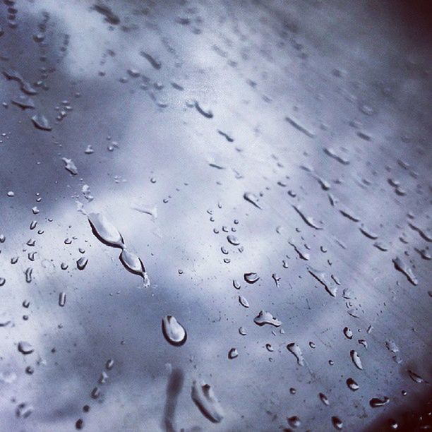 drop, wet, water, rain, window, full frame, raindrop, backgrounds, weather, indoors, transparent, glass - material, close-up, season, sky, glass, focus on foreground, water drop, droplet, no people