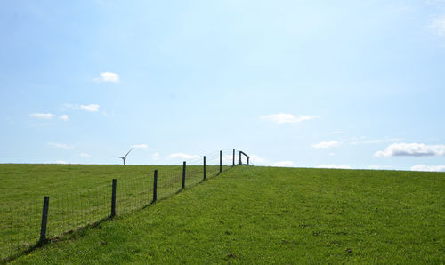 Scenic view of landscape against sky