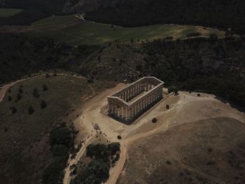 Aerial view of segesta