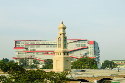 Low angle view of building against sky