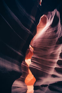 Rock formations in desert