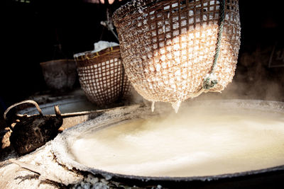 Close-up of food for sale at market stall