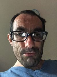 looking at camera