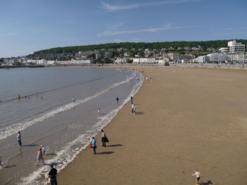 People on beach