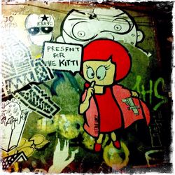 Graffiti on wall