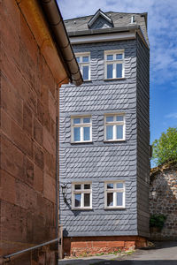 Low angle view of building against sky