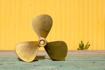 Close-up of propeller