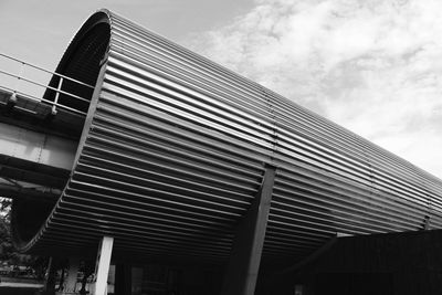 Low angle view of modern office building