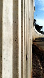 Close-up of building against sky