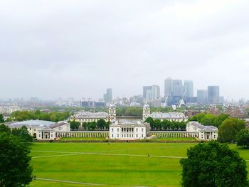 View of cityscape against sky