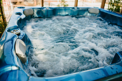 Hot tub at home