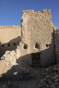 Low angle view of historical building