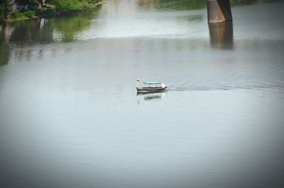 Boats in sea