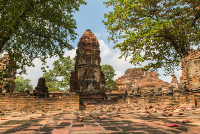 View of old temple building